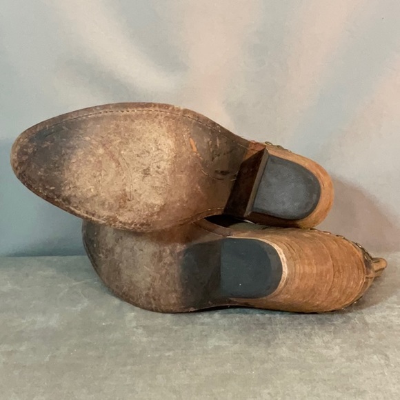 Liberty Black Leather Studded Biker Ankle Boots - Picture 12 of 13